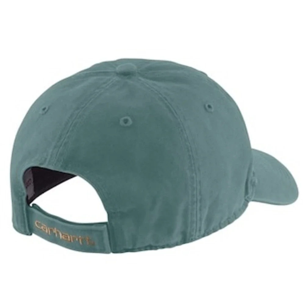 Carhartt Canvas Logo Patch Baseball Cap Hat Sea Pine Workwear Casual Classic‎